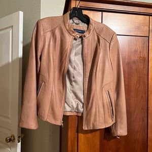 Cole haan leather jacket